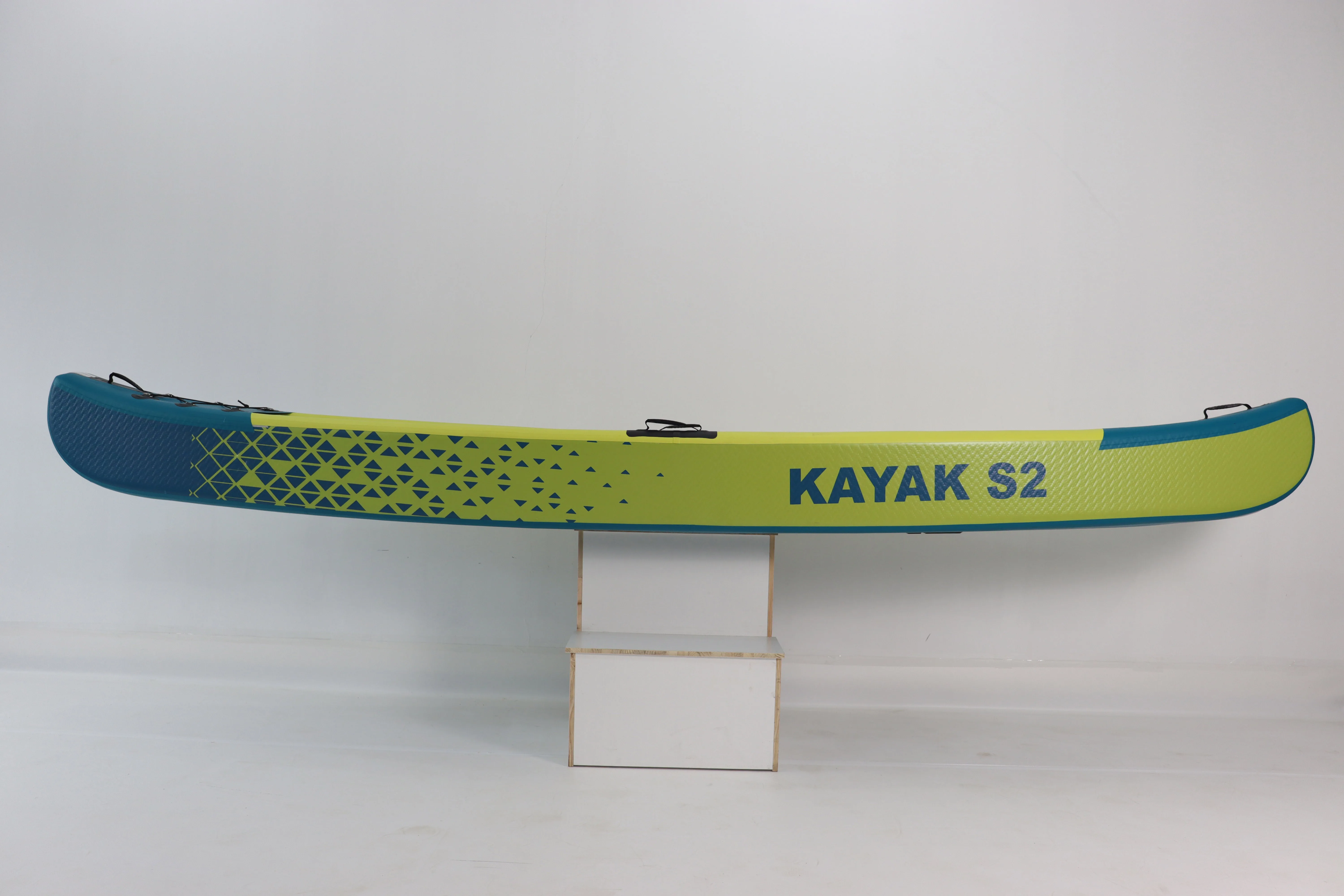 

2-Person Inflatable Drop Stitch Kayak, Cheap Whitewater Fishing Pedal Boat 2025