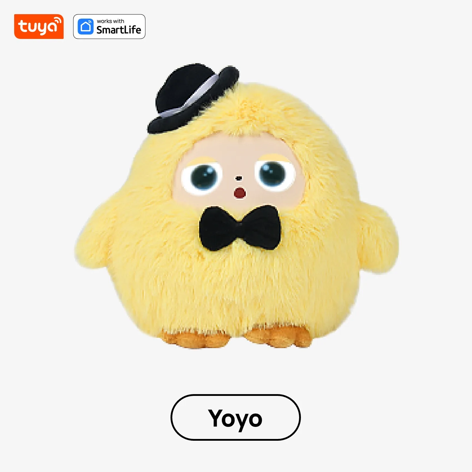 Cute Yoyo: AI Plush Robot Smart Interactive Toy w/LED Eyes&Voice Control, USB Rechargeable Companion for Kids Gifts/Smart Home - Image 4