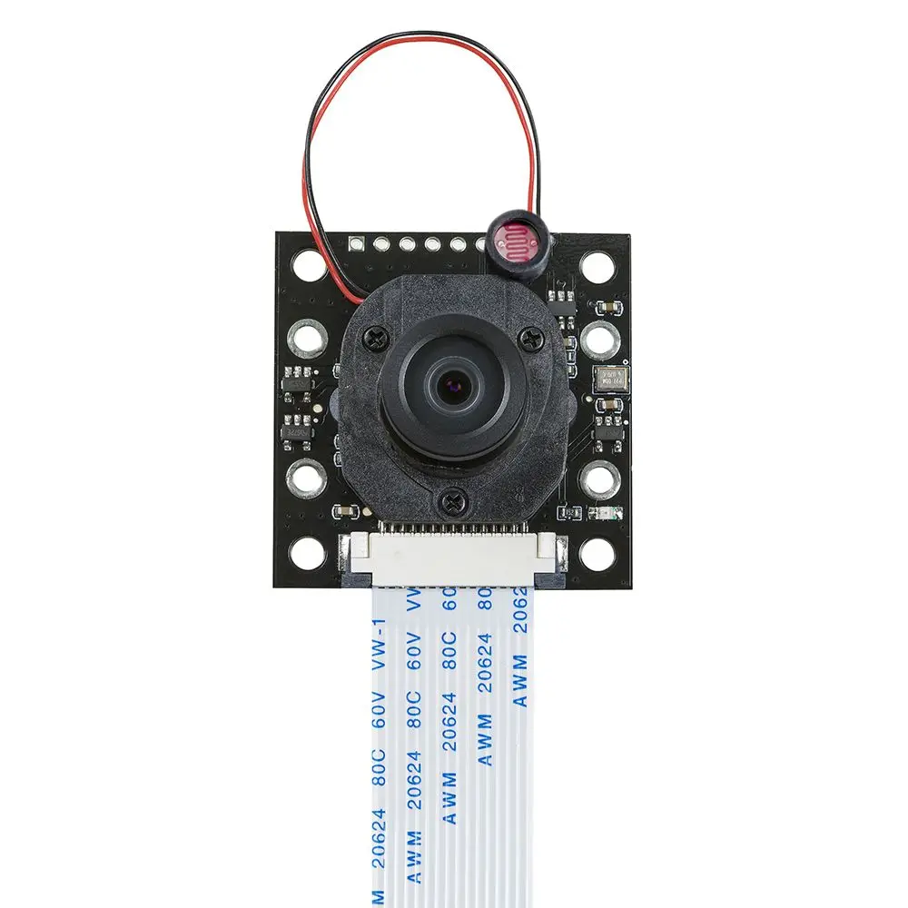 Arducam OV5647 NoIR Camera Board /w Motorized IR Cut Filter M12x0.5 Mount LS1820 Lens for Raspberry Pi 4/3B+/3