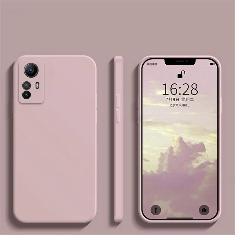 Flüssige Silikonhülle für Xiaomi Mi 12 12s 12x 12 12T Pro Lite 12 Lite 5G Tasche Luxus weiche Handyhülle – Detail 7