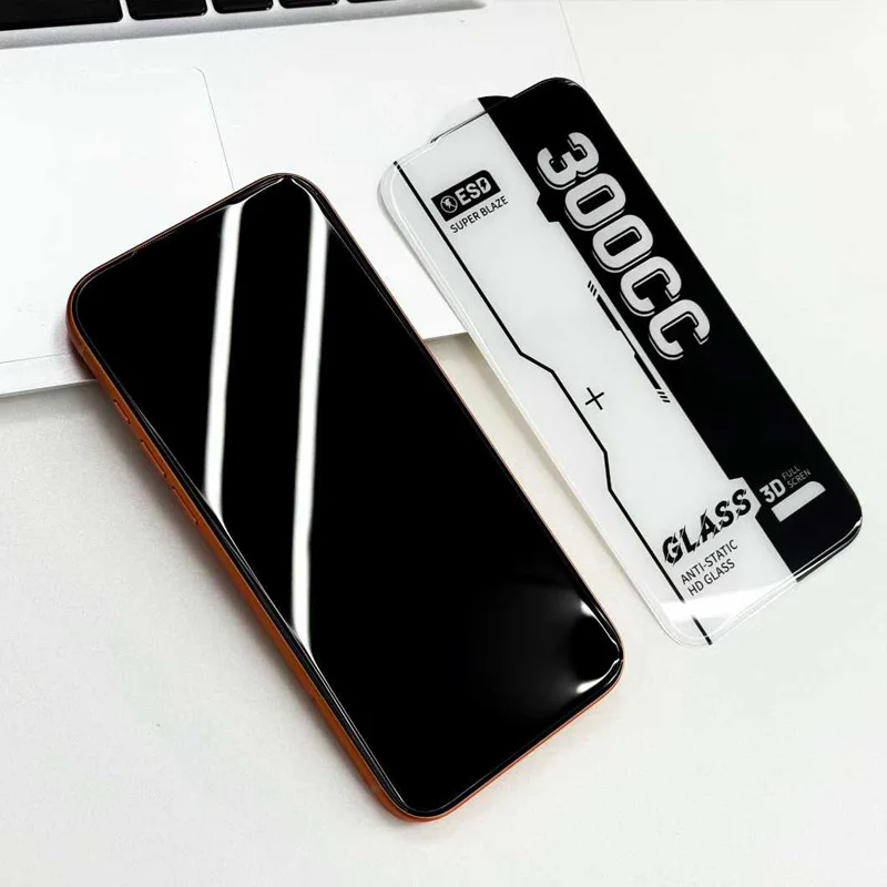 

20pcs 300CC Super Large Arc Tempered Glass Screen Protector For iPhone 17 Air/17E/16E/16/15/14 Plus/13/12/11 Pro Max XR XS