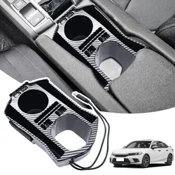 Central Control Water Cup Storage Box USB Mobile Phone Holder Storage Box Accessories For Honda Civic 10th 2017 2018 2019 2020
