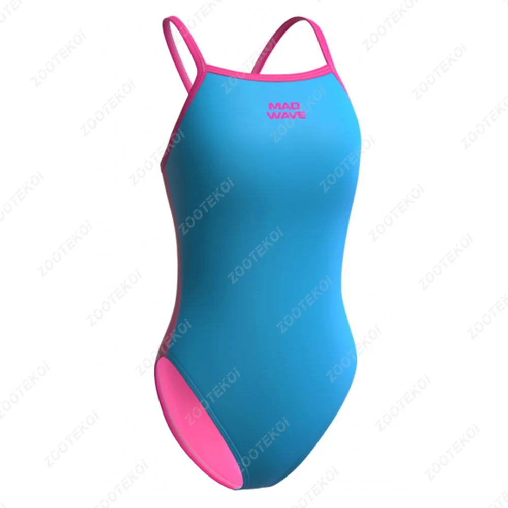 Madwave Swimsuit Female Sexy Back One-piece Sports Swimsuit Open Water Functional Training Swimsuit Bodysuit Swimwear