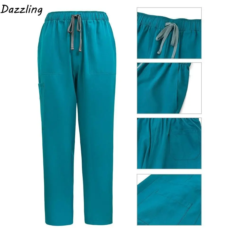 

Быстросохнущий унисекс скраб-костюм, футболка, рубашка + брюки, рабочая одежда для медсестры и врача, мягкая с карманами, клиническая форма, стоматологическая