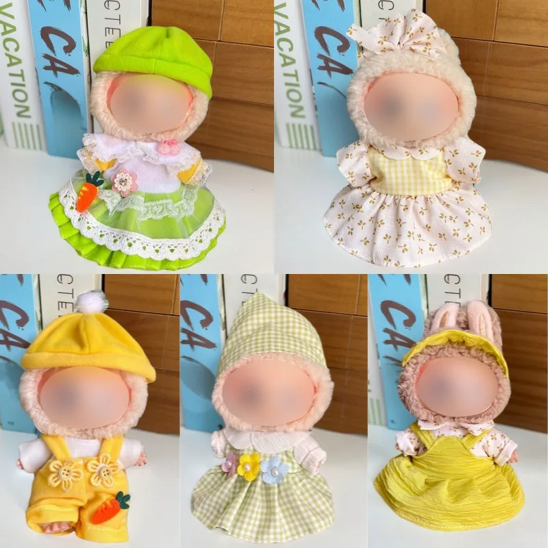 

Для 17 см мини-куклы Labubus, одежда, аксессуары, вечерние игры, игрушки, подарок (без куклы, без обуви)