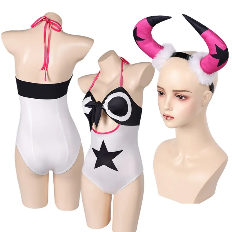 

Boss Fantasia Маскировка Рог Verosika Косплей Повязка на голову Женский купальник Костюм Головные уборы Аксессуары Хэллоуин Карнавальная вечеринка