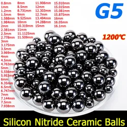 1-50pcs Silicon Nitride Si3N4 Ceramic Bearing Balls G5 Diameter 0.8/1/1.2/1.5/1.588/2/2.381/2.5/2.778/3/3.175/3.5/4/4.5~16.1mm