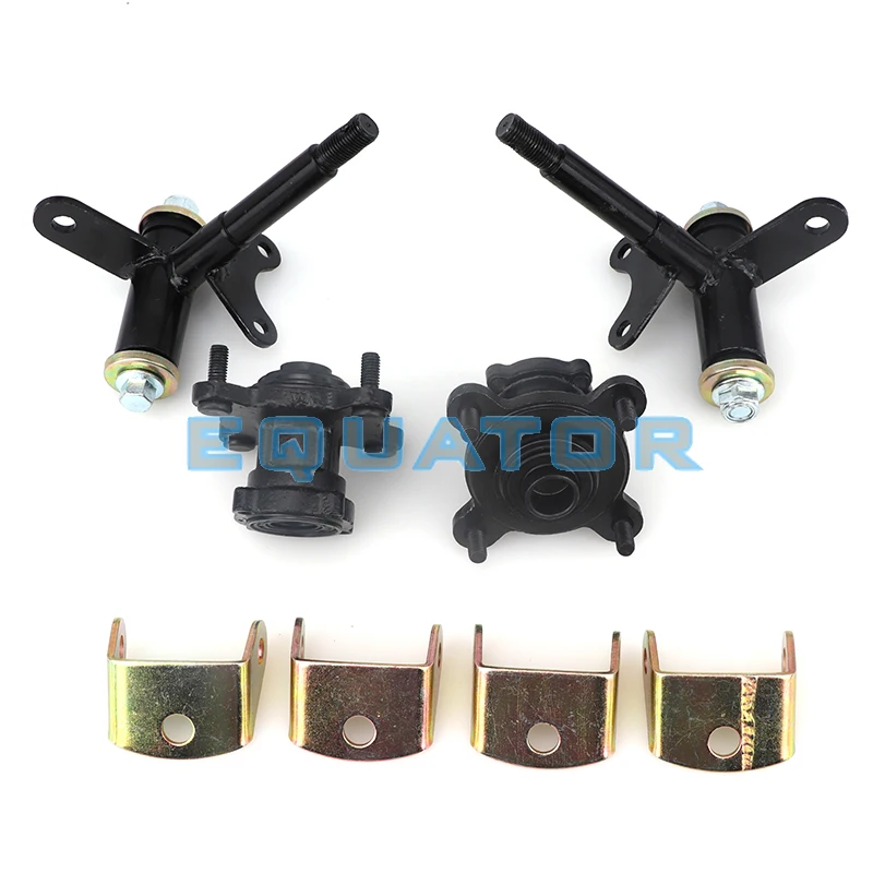 

1SET 17mm 4 Stud Steering Strut Knuckle Spindles with Brake Disc Wheel Hub Fit For 110cc China Electric ATV UTV Golf Buggy Bike