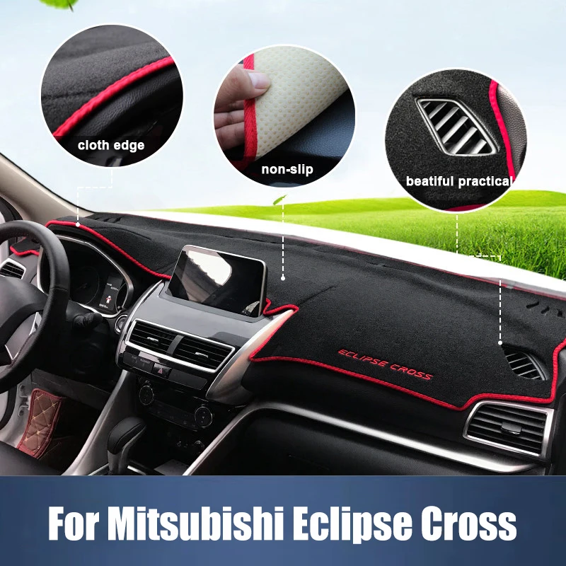 For Mitsubishi Eclipse Cross 2017 2018 2019 2020 2021 2022 2023 Car Dashboard Cover Dash Mat Sun Shade Non-slip Pad Accessories