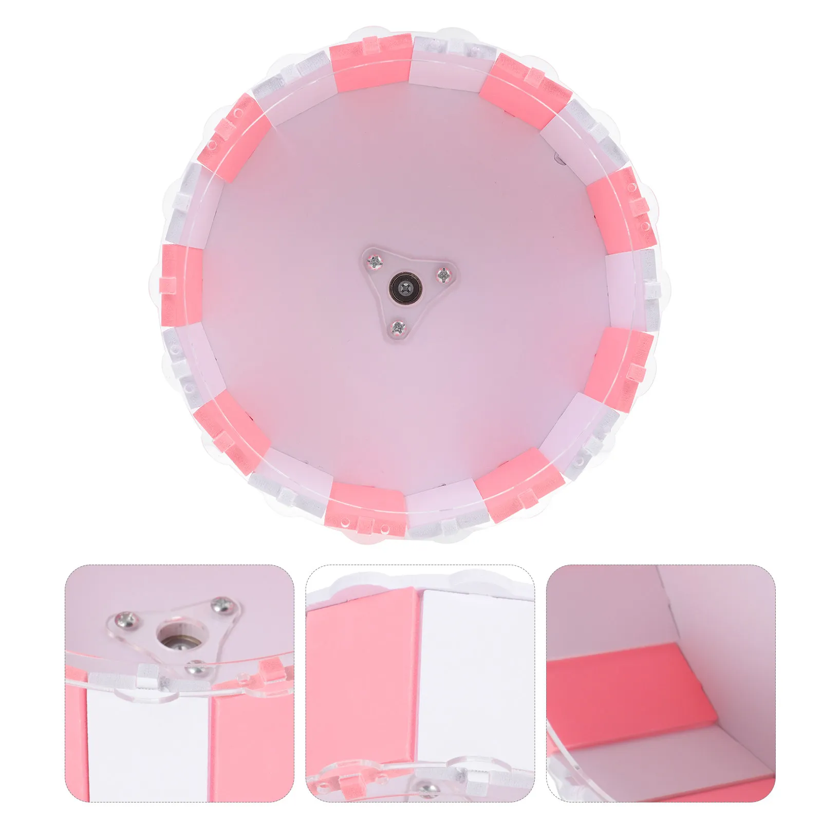 

1pc Silent Hamster Running Wheel Colored Small Animal Exercise For Mice Squirrel Pet Supplies Quiet Plaything No Bracket