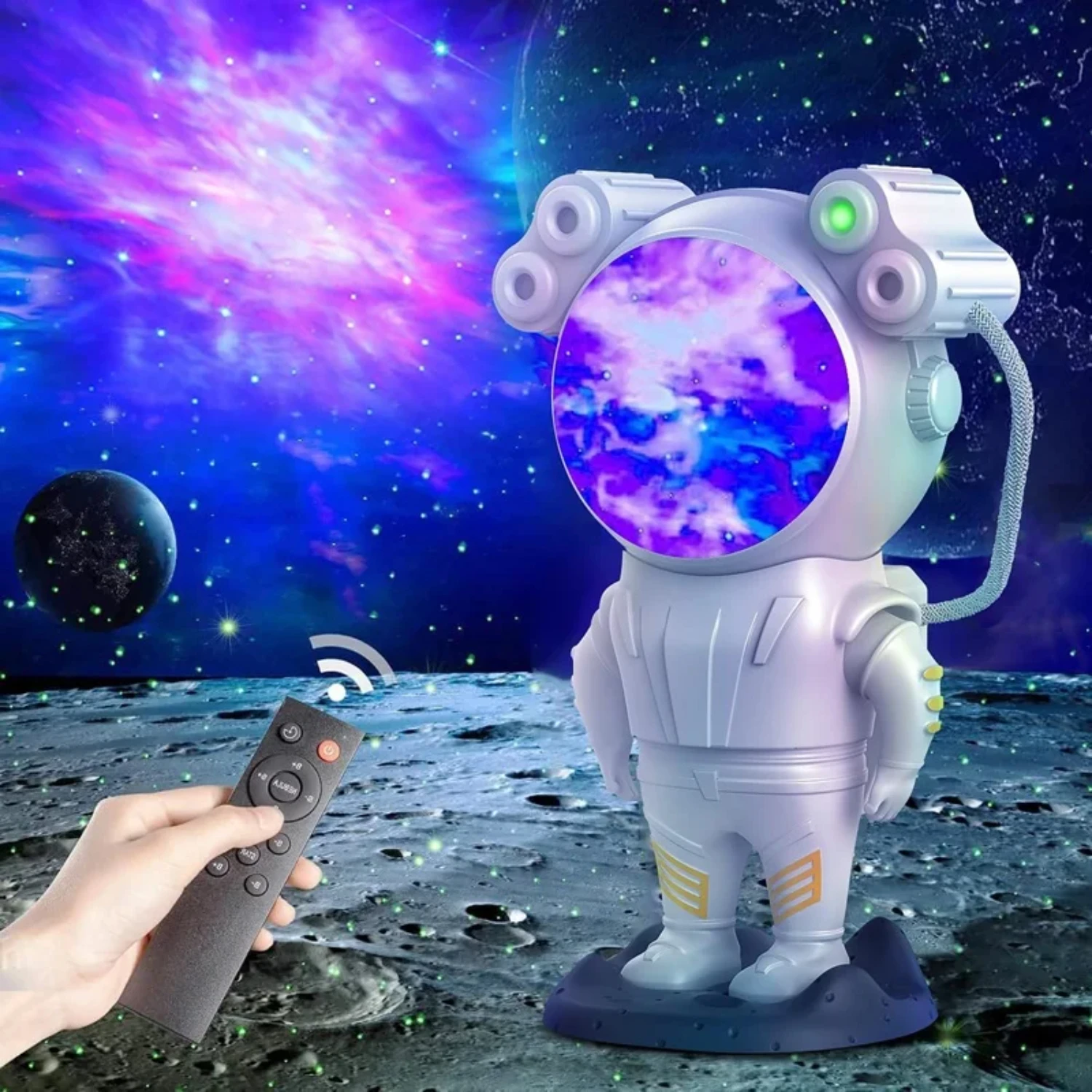 

New Star Astronaut Projector LED Night Light Starry Sky Porjectors Lamp Decoration Bedroom Room Decorative Children Gifts