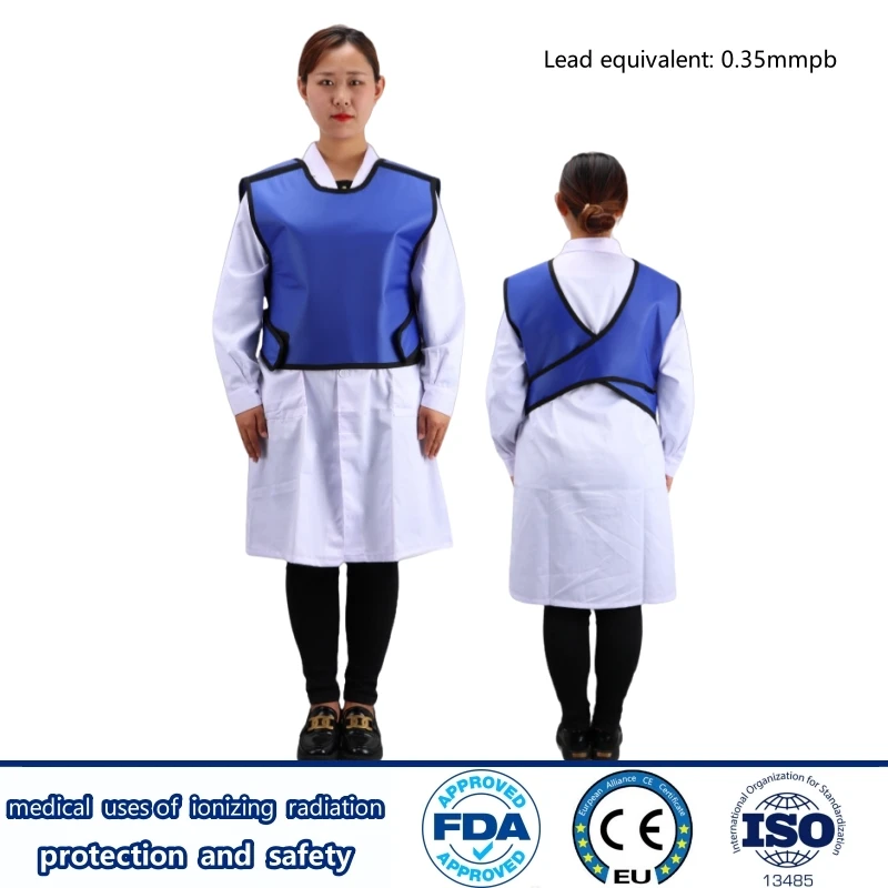 

Genuine x-ray radiological protection 0.35mmpb short lead apron radiology department ionizing radiation protective lead clothes