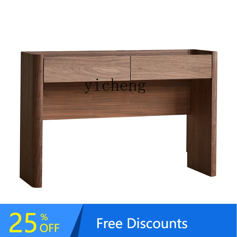 AB  simple dresser retro small apartment  all-solid wood makeup table