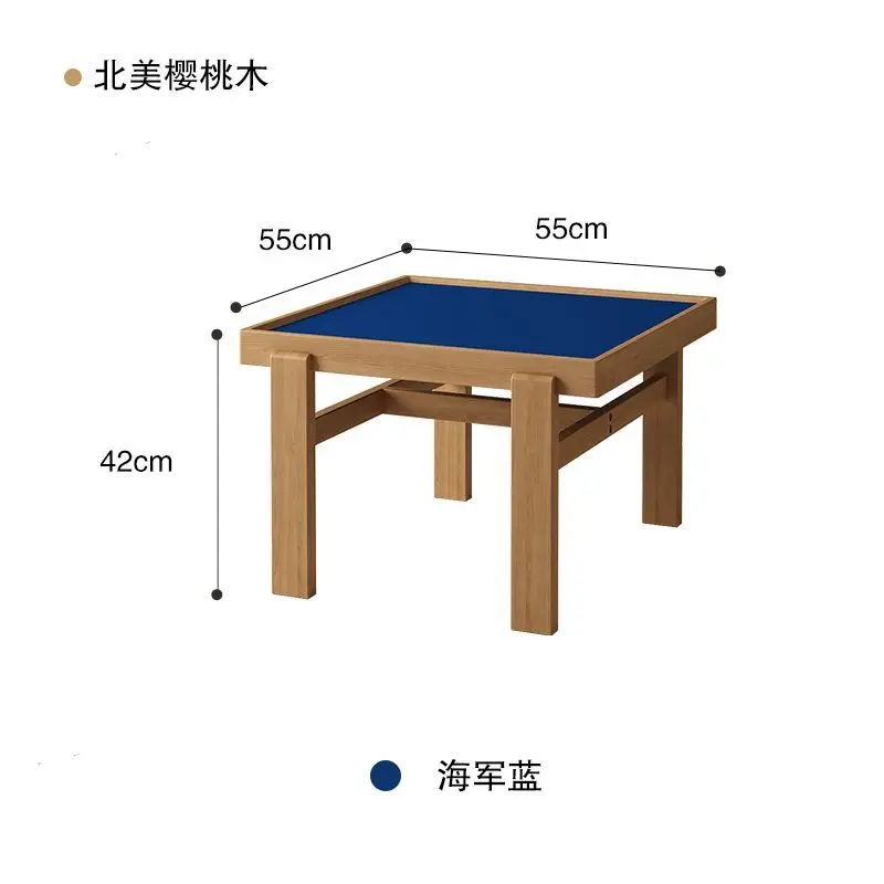Bauhaus Small Apartment Rectangular Coffee Table Living Room Balcony Tatami Solid Wood Medieval Style Small Tea Table
