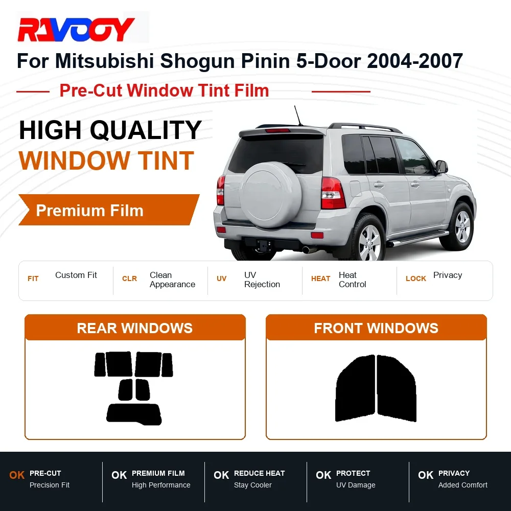 premium-pre-cut-window-tint-for-mitsubishi-shogun-pinin-5-door-2004-2007-front-rear-windows-uv-heat-rejection-privacy-film