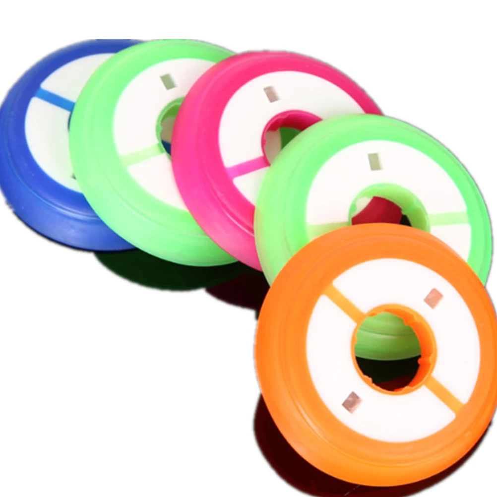 

10pcs Fishing Line Spools Silicone Bobbins Multi-Purpose Light Shockproof Tippet Holders For Fishing Gear Accessories (Size L