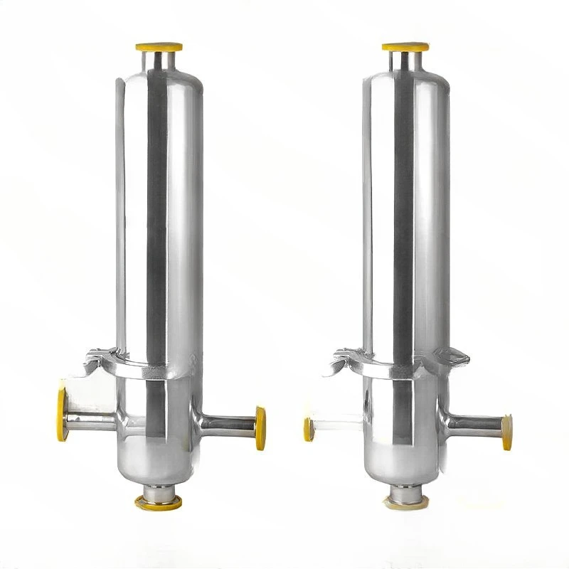 Stainless Steel 304 316 Stainless Steel Hygienic Liquid Ultra-thin Container More than 3 Bags Water Filter Cartridge Housing