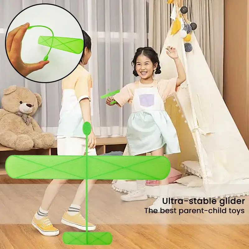 

Stable Airplane Glider Flying Airplane Toys Outdoor Fun Toddler Entertainment Flying Supplies Interactive Glider Toy