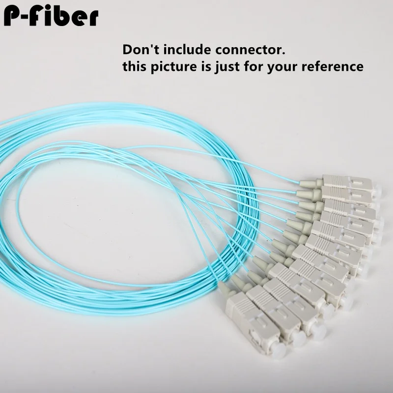 Cavo in fibra ottica 1000mtr 0.9mm OM3-150 OM3-300 OM4 aqua per trecce in fibra ottica 900um ftth multimodale 1km/roll SM