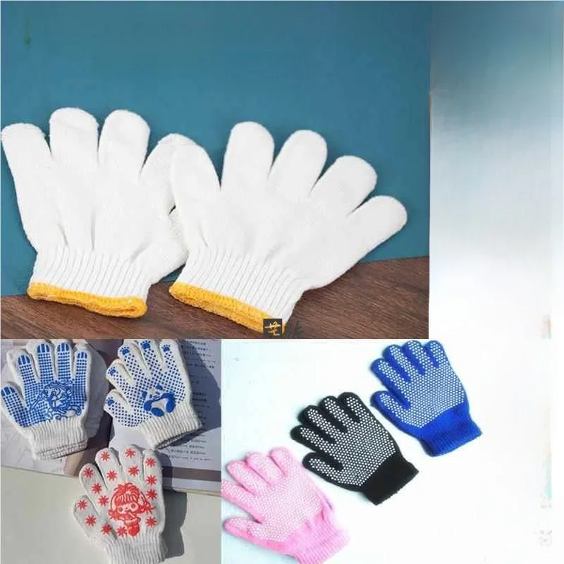 

Детские хлопковые перчатки от плесени, защитные рабочие перчатки для детского сада, белые перчатки для малышей для садовых работ