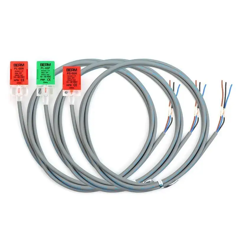 Proximity switch PL-05N PL-05P PS-05N square metal sensor three wire NPN PNP NO detection range 5mm