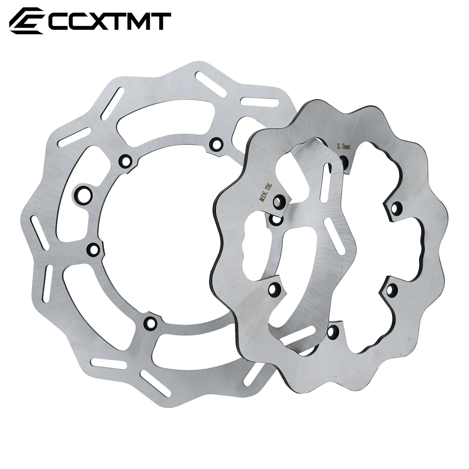 Motorcycle 260MM 220MM Front Rear Brake Disc Rotor Set For KTM SX SXF EXC EXCF XC XCF XCW 125-500 1994-2021 2022 2023 Universal