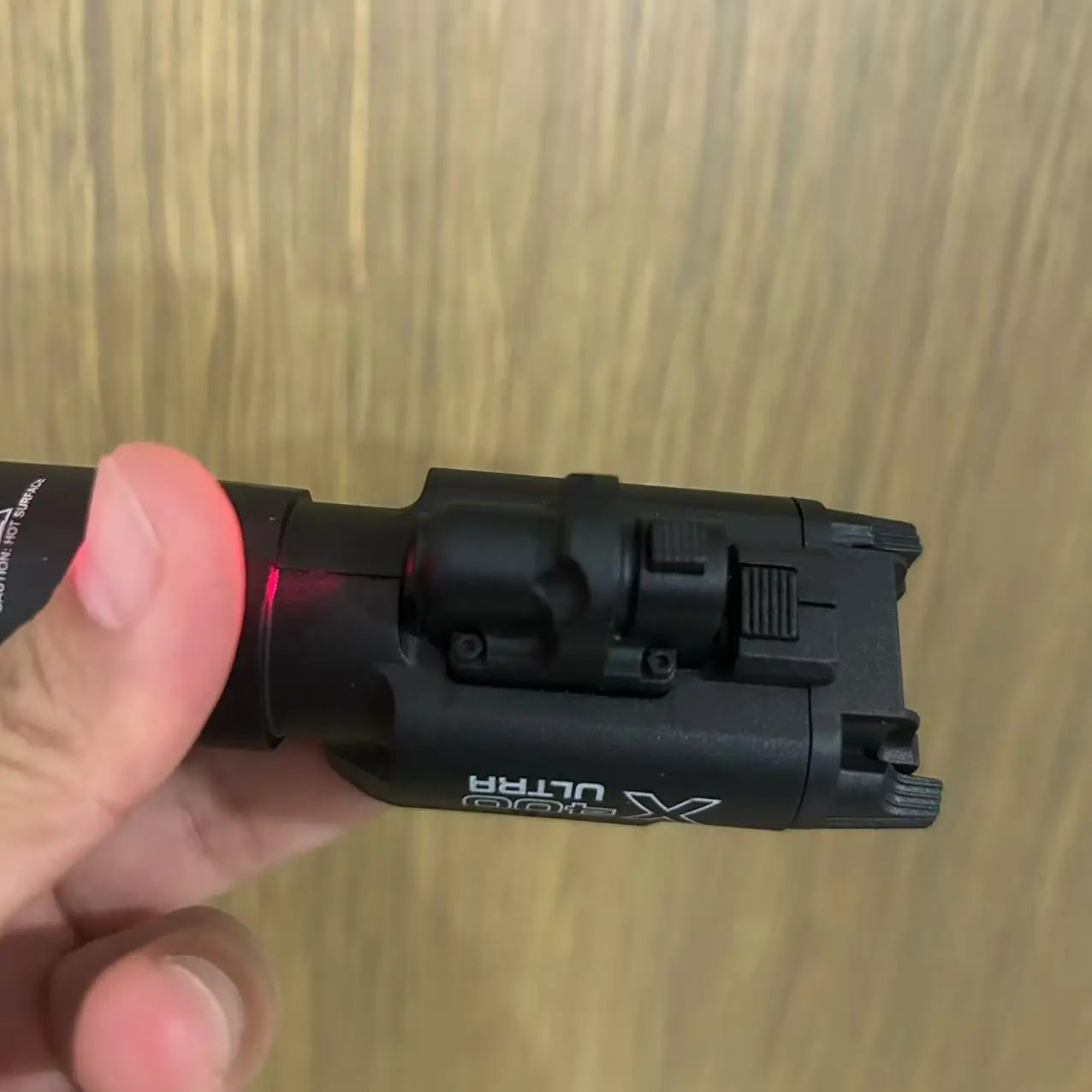 X400U Tactical Infrared Laser Flashlight Nylon Rail Mount Adjustable for G17 P1 Airsoft Toy Guns Shockproof Lightweight