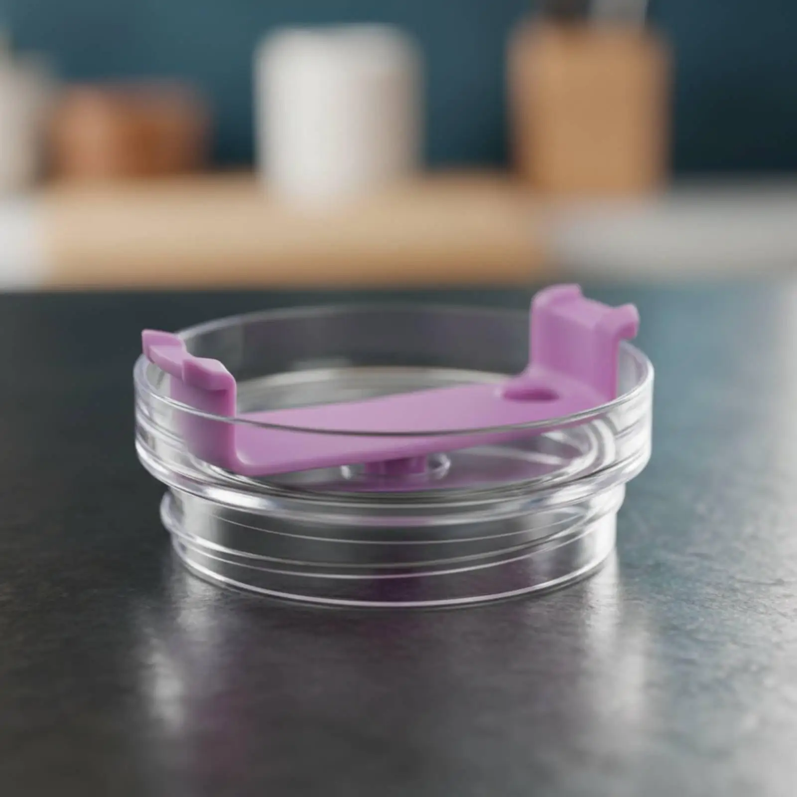Coffee mug lid, airtight, suitable sliding lid, one-handed operation for travel