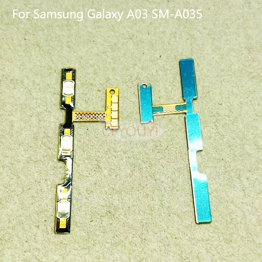 For Samsung Galaxy A03 A035 Power & Volume Buttons Side Key Flex Cable Replacement Part