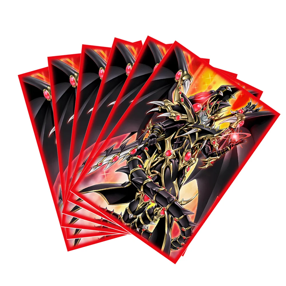 63x90mm 50PCS laser Holographic Anime Card Sleeves Trading Card Sleeves Japanese Size Card Protector for YGO Game Cards