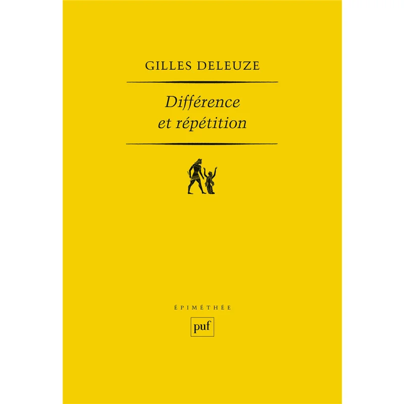 Difference And Repetition Gilles Deleuze Presses Universitaires De France 9782130585299 Book