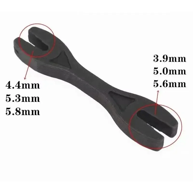 New for Multi Functional Six in One Motorcycle Electric Bike Spoke Tool Steel Wire Adjustment Tool Steel Ring Wrench Dark Grey