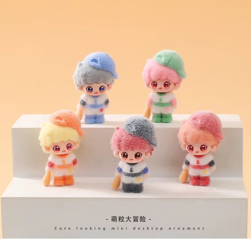 Cute Plush Dot Flocked Baseball Jacket Blind Box Accessories, Trendy Toys, Blind Boxes, Blind Bags, Keychains, Desktop Gifts view 3
