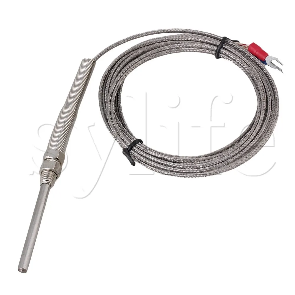 Generic New 3 Meter High Temperature -100~1250 C Thermocouple K Type 50mm Probe Sensors