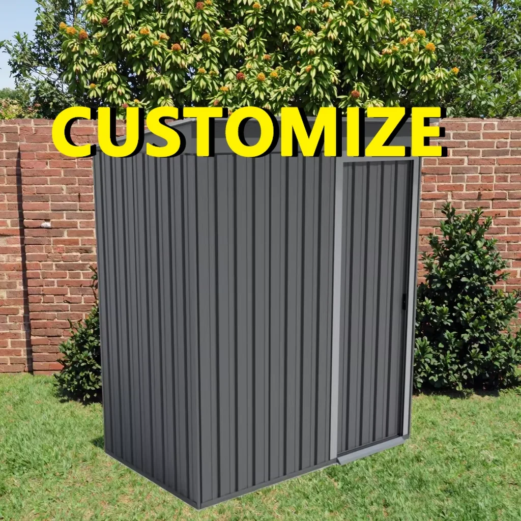 Any Size Custom Villa Outdoor Storage Cabinet Integrated Aluminium Panel Strong Weather Resistance UV Protection Garden Balcony