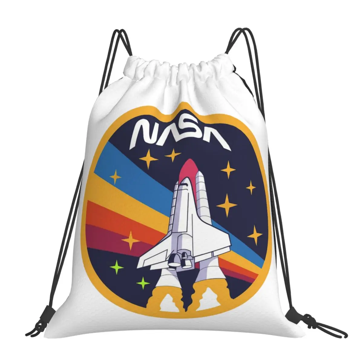 

Ретро рюкзаки Nasa, многофункциональные портативные сумки на шнурке, сумка для хранения, сумки для книг для мужчин и женщин, школьные