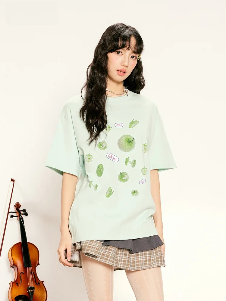 

Летняя хлопковая футболка, женская повседневная футболка с принтом ort Sve round Ne, свободный крой, универсальная летняя футболка из чистого хлопка