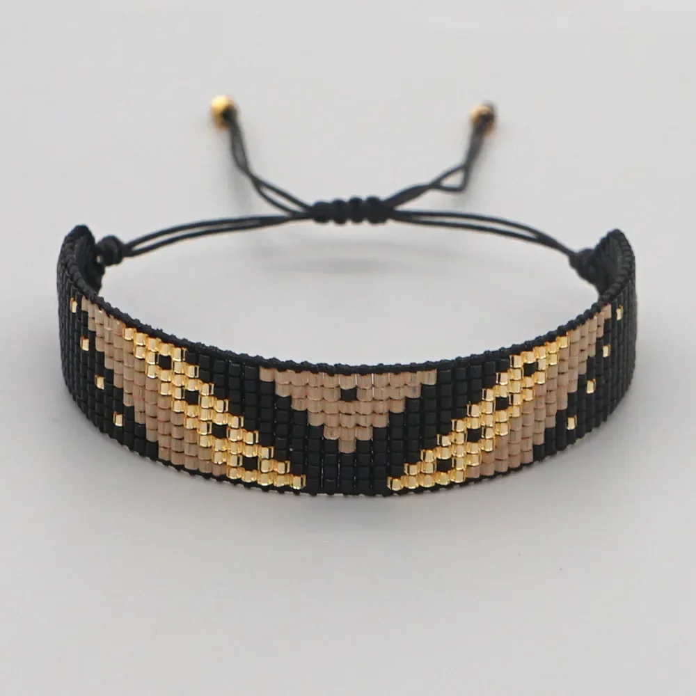 Beaded Bracelet  Hand woven  Simplicity  Adjustable  Retro  graphical  personality  Bohemia  Unisex  Rice Ball Bracelet