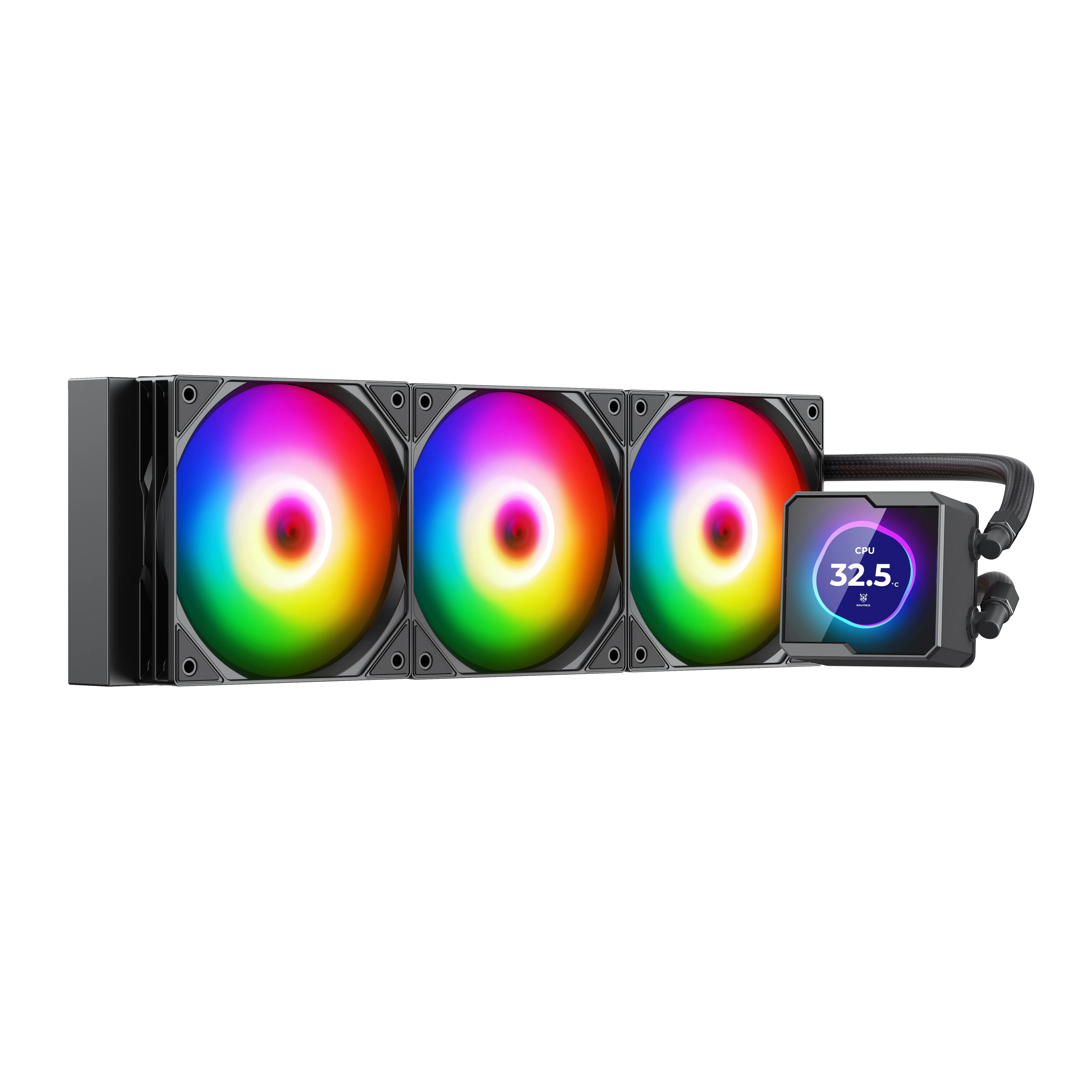 

Pc Cpu Liquid Cooler 360mm Argb Water Cooling Fans Liquid Cpu Cooler With Radiator for Gaming Pc case