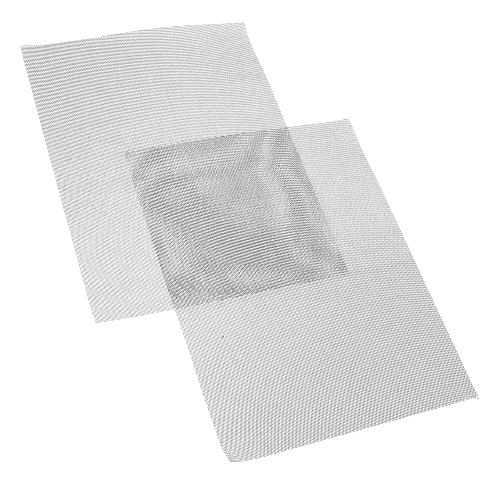 2pcs Bumper Repair Mesh Stainless Steel Durable Resistant Fade Long Lasting Efficient Hole Crack Fix Easy Use Saving