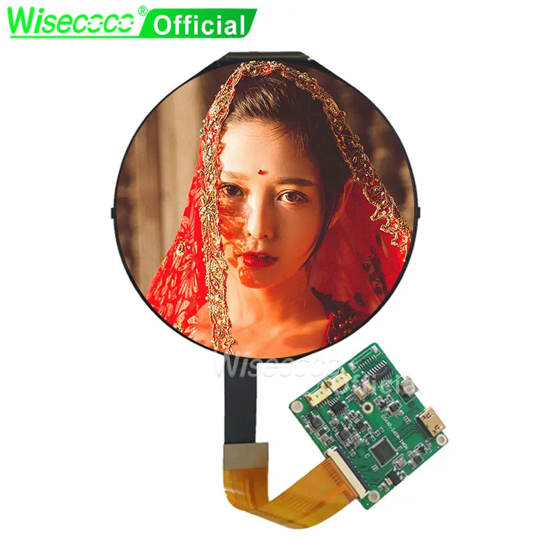 

Wisecoco 5 inch Circular Round Display For Smart Home Automative Display IPS FHD 1080*1080 MIPI Driver Board TFT LCD Module