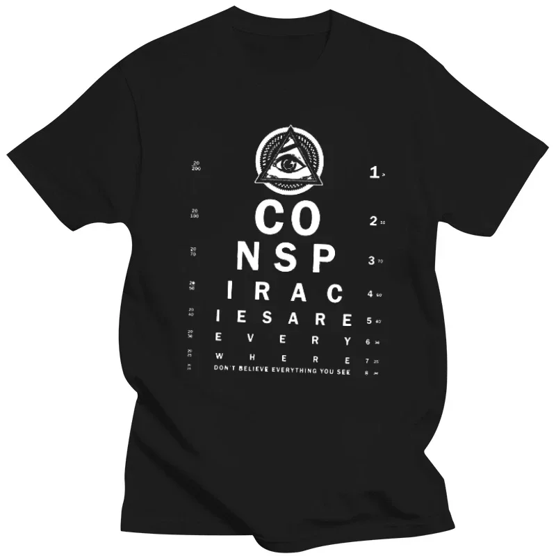 Shane Dawson All-Seeing Eye Chart Conspiracy T-Shirt Size S-6XL