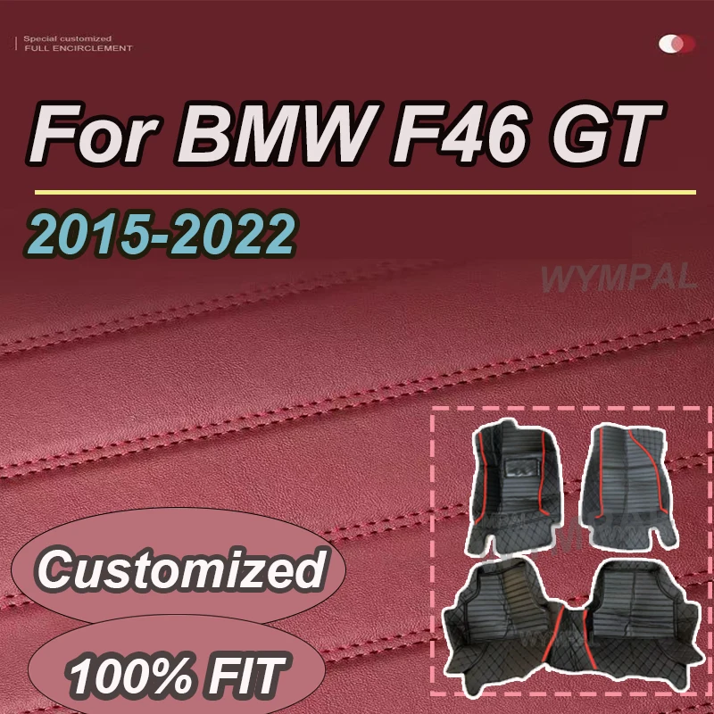 

LUXURY автомобильные коврики для BMW 2 серии F46 Gran Tourer 7seat 2015 ~ 2022 ковры с защитой от грязи коврики роскошные кожаные коврики автомобильные аксессуары