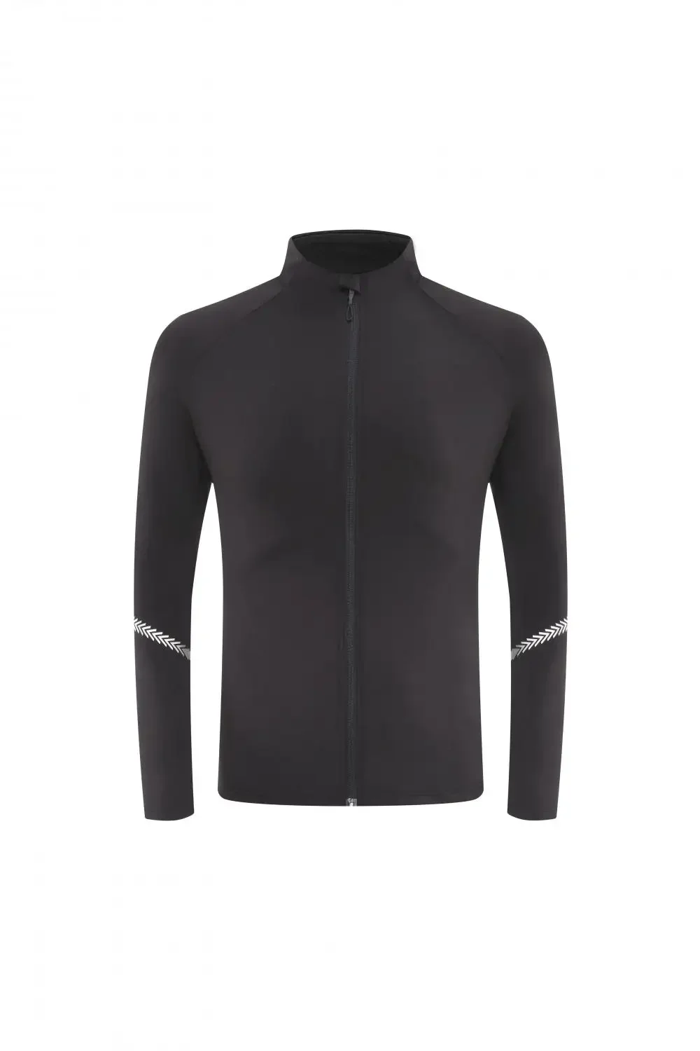 

Fanceey Мужская и женская спортивная куртка на молнии с длинными рукавами, однотонная куртка, дышащая, быстросохнущая, для бега, фитнеса