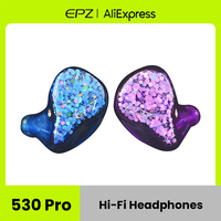 EPZ 530 Pro Wired Earphone HIFI Music IEM In Ear Monitor Headphone 5-Driver Sonion Balanced Armature 0.78 2 Pin Detachable Cable