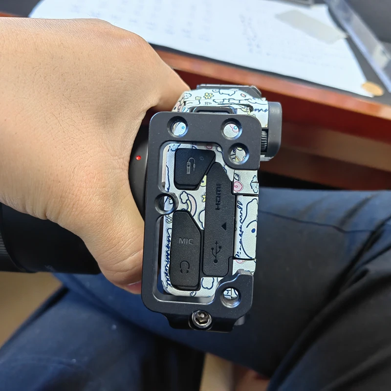 قوس CozyShot-L لكاميرا كانون Eos R8 ، حامل يد عمودي ، لوحة سريعة