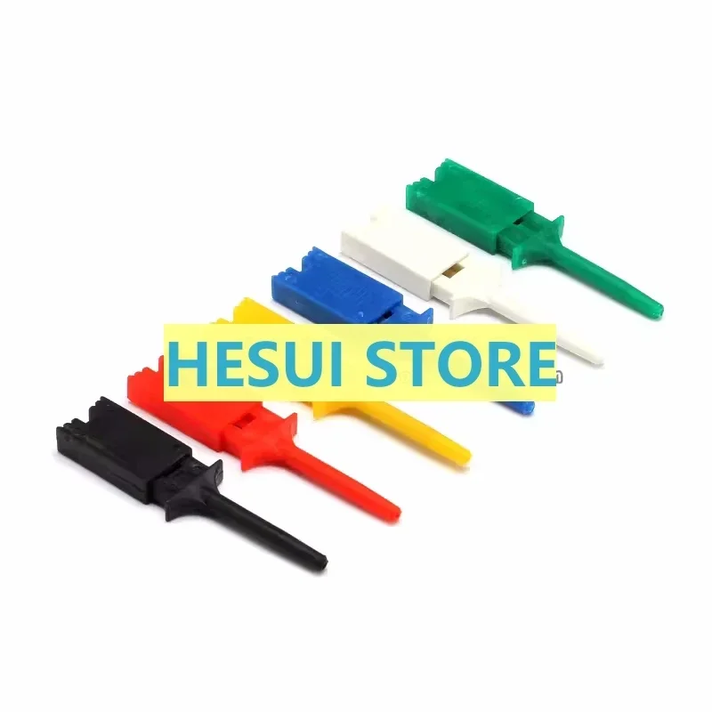 10 PCS White Black Red Yellow Green Blue logic analyzer clip Test clip Test hook