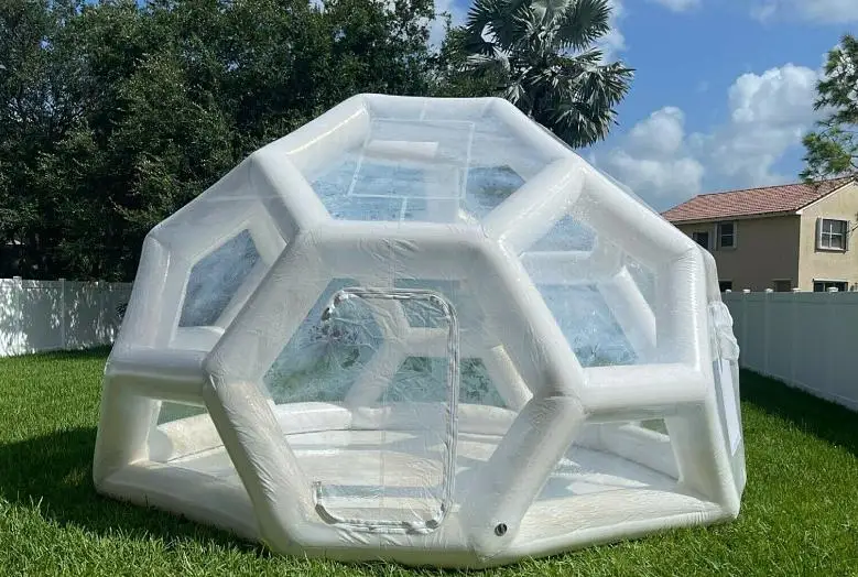 Inflatable Soccer Dome Bubble House Outdoor Spherical Inflatable Transparent Double-Layer Tent