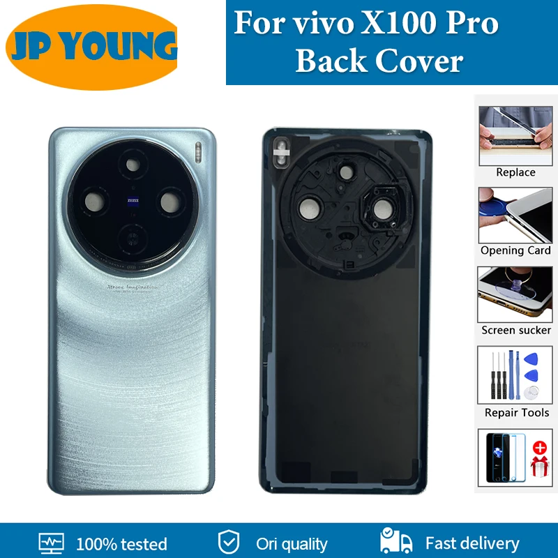 

Original Back Cover For vivo X100 Pro Back Battery Cover V2324A Rear Housing Case For vivo X100 Pro Back Door Replacement Parts