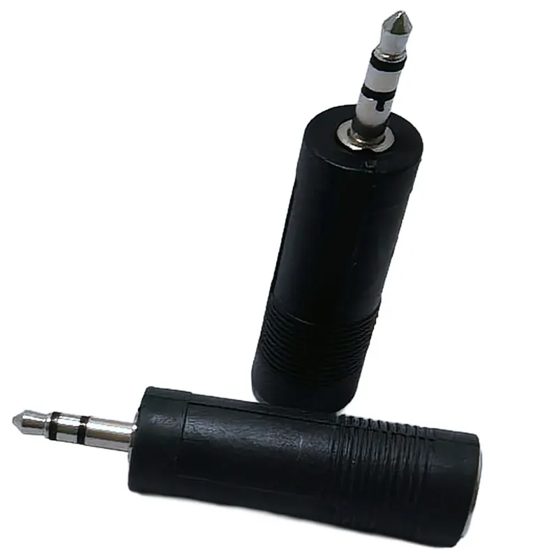 3.5mm Female To 6.35mm Male Stereo Headphone Audio Adaptor Microphone Connector Stereo Headphone Adaptor Converter Instrument